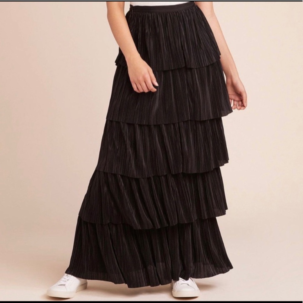 BB Dakota All That Jazz pleated maxi skirt